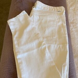 Mother - The Looker (mirror mirror) white size 30